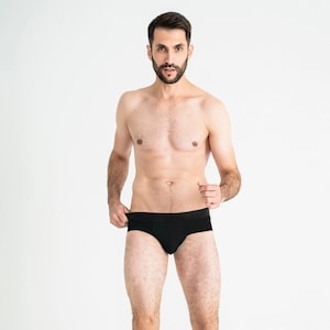 Men&#39;s PowerStretch Pouch Briefs: Organic Cotton Comfort