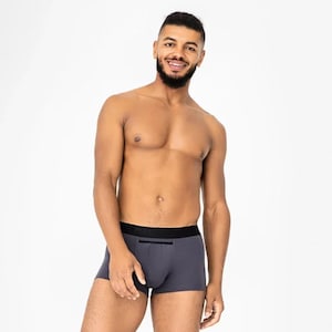 Mikromodischen Boxer Briefs mit Beutel: Weiche Anti-Scheuernde Herrenunterwäsche