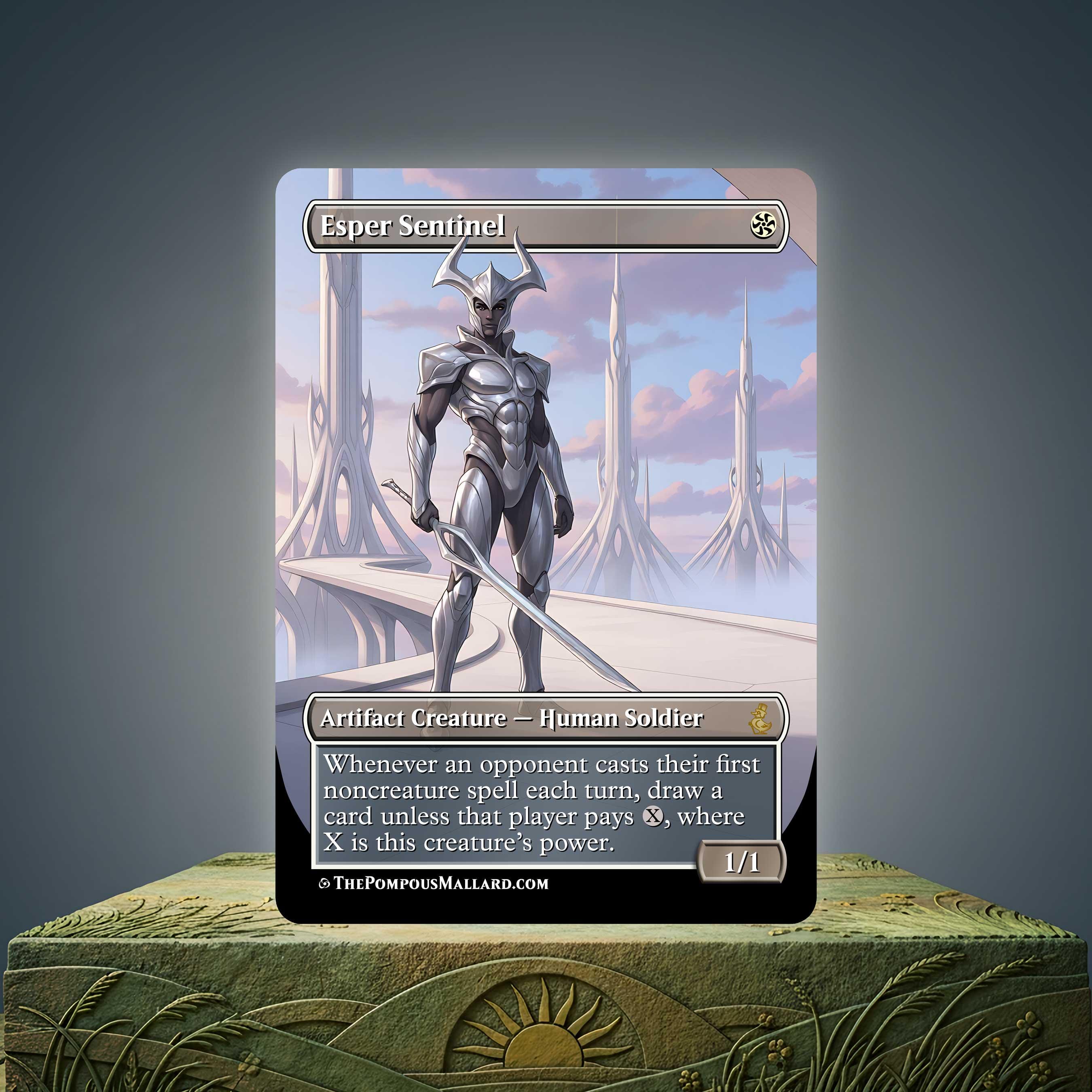 Esper Sentinel Proxy | Custom Art MTG Proxies - Compatible With