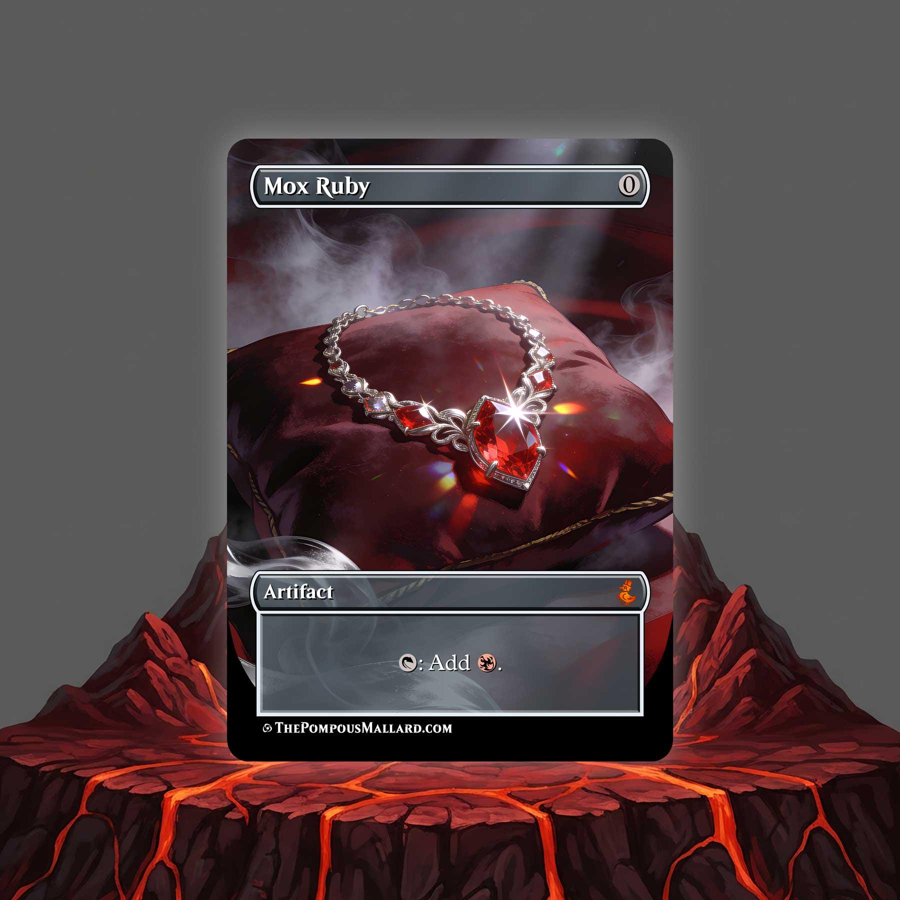 Mox Ruby Proxy | Custom Art MTG Proxies - Compatible With Magic: the ...