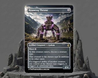 Secret Lair Goblin Storm: Roaming Throne by Wizard of Barge Proxy