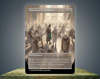 Anointed Procession - Proxy Full Art Custom Card - Etsy