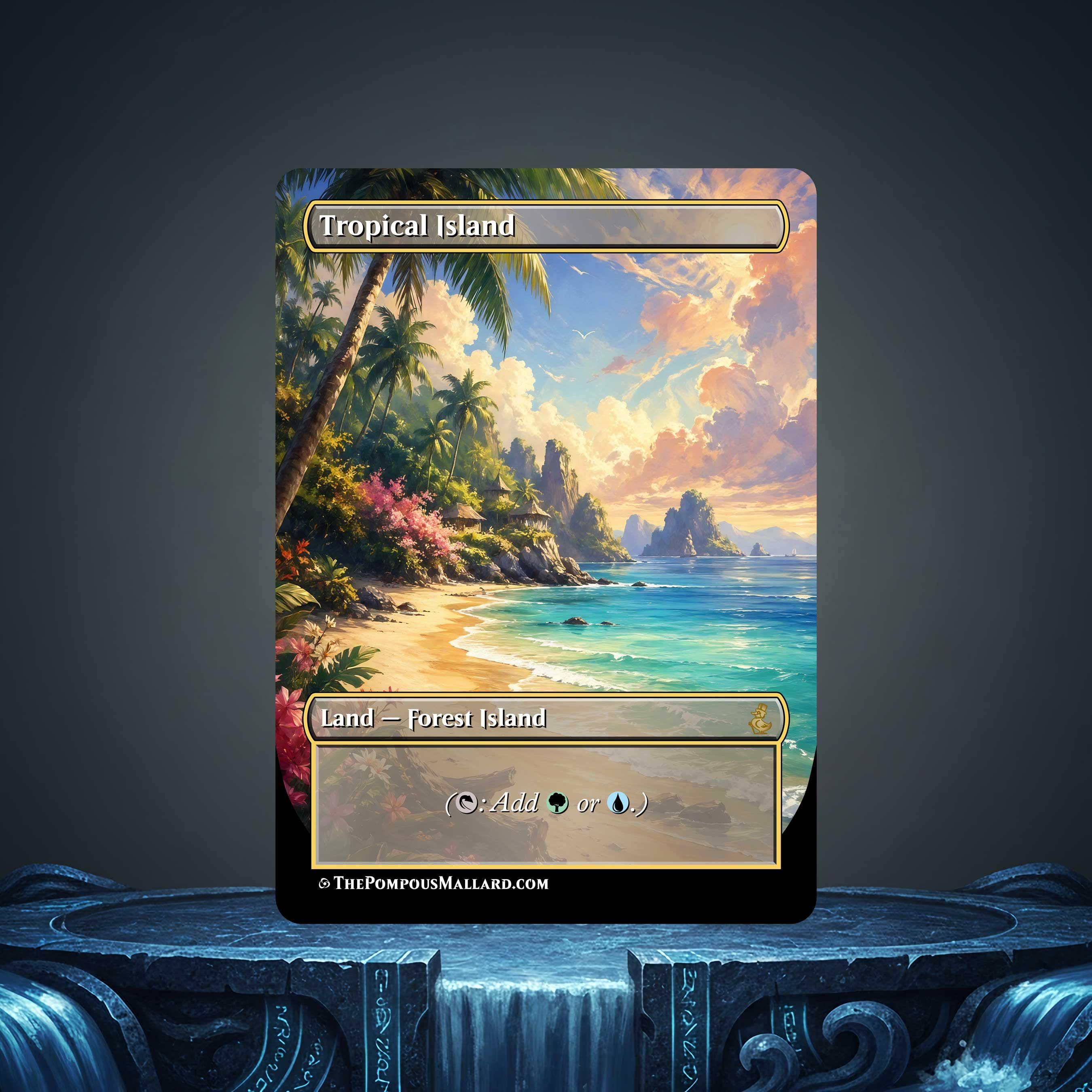 Tropical Island Mtg - Etsy