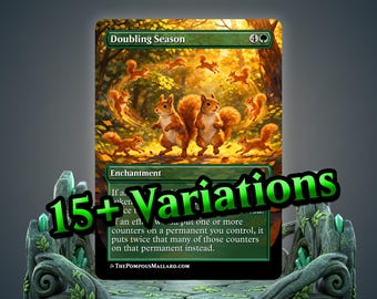 Doubling Season Proxy | Custom Art MTG Proxies - Compatible with Magic: The Gathering