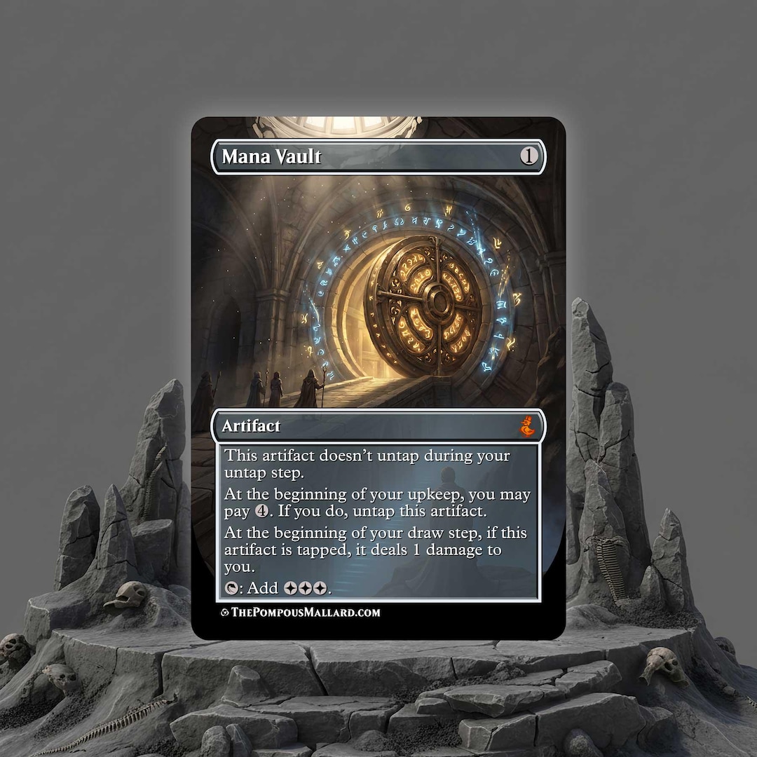 Mana Vault Proxy | Custom Art MTG Proxies - Compatible With Magic: the ...