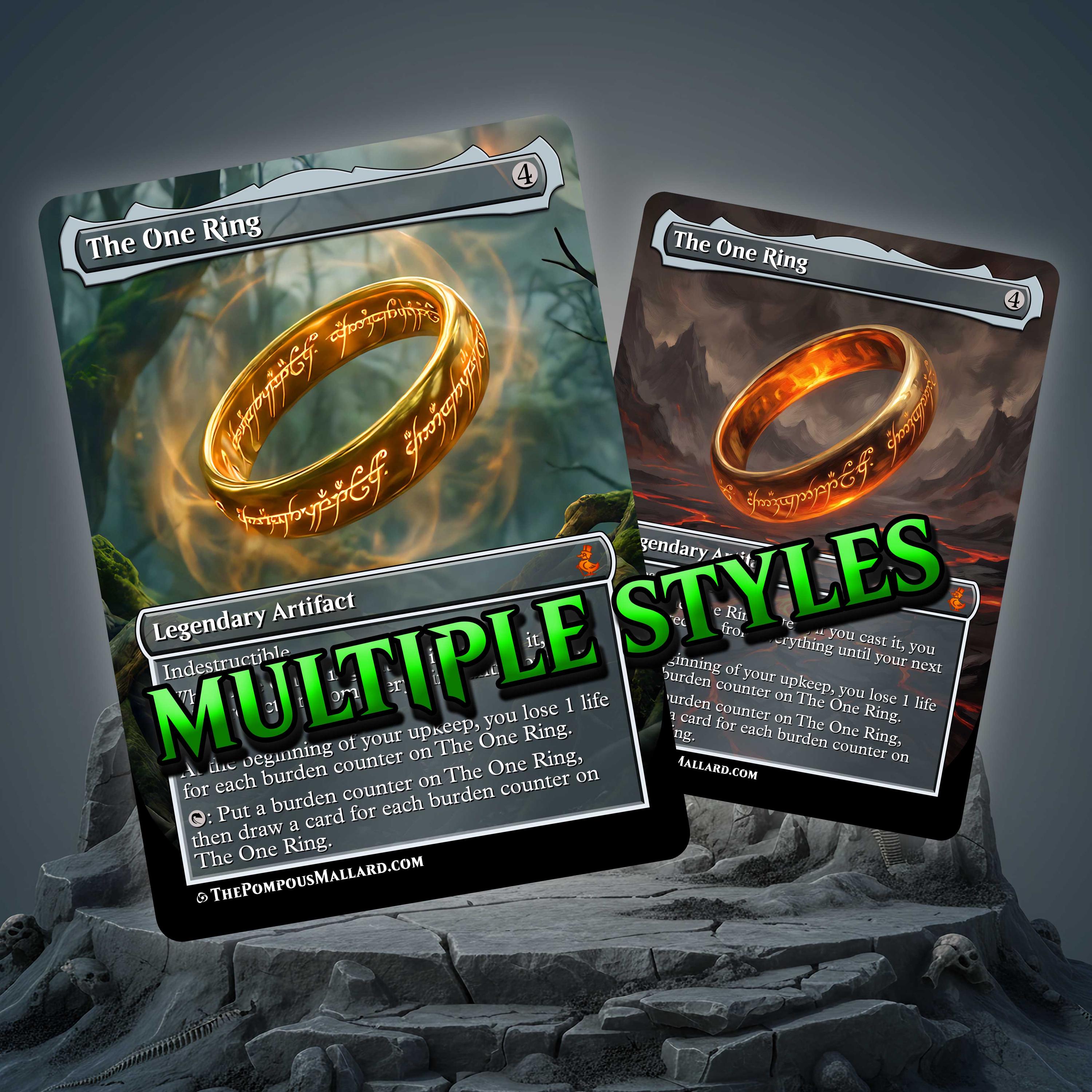 The One Ring Card Mtg - Etsy