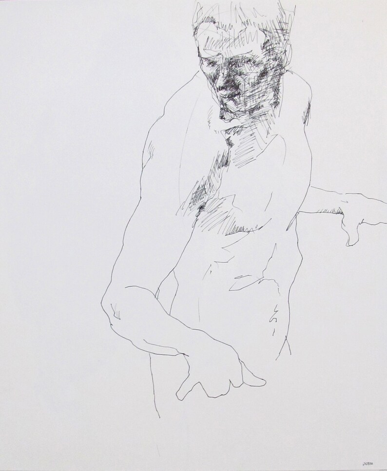 figure drawing with ink
