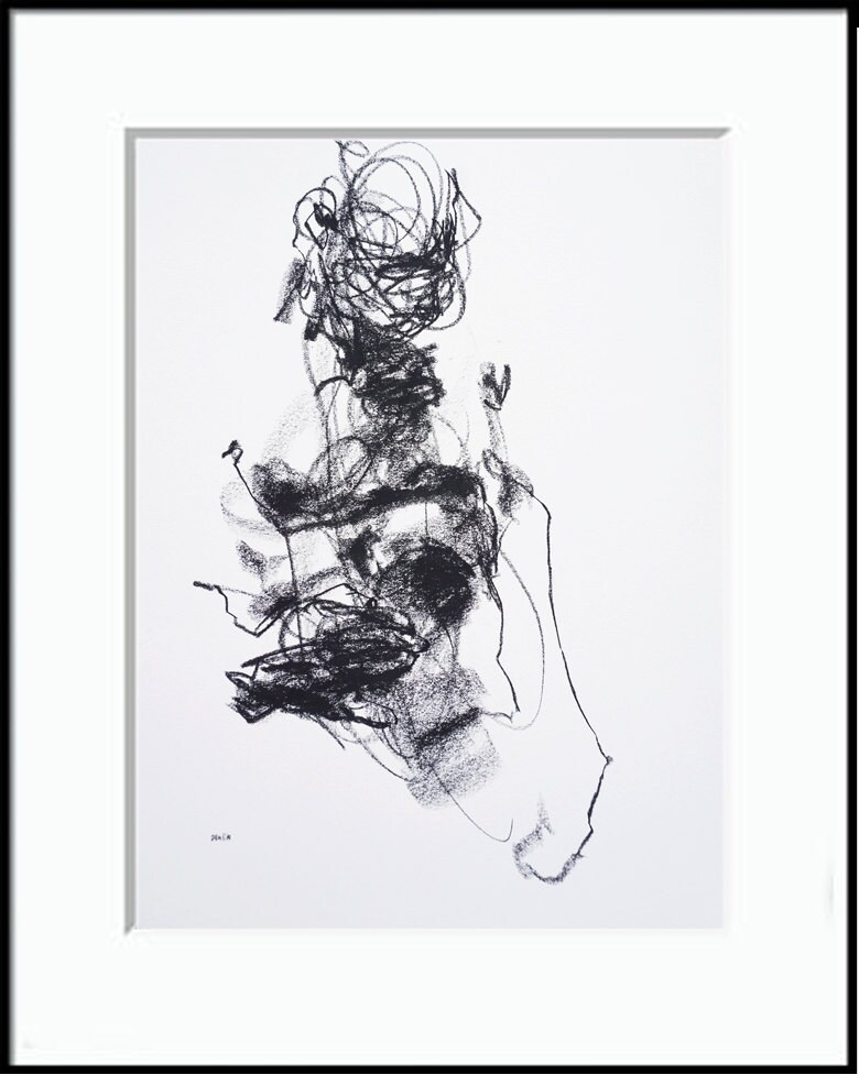 Drawing Sheet Without Frame Abstract Charcoal Painting, Size: 11 X 9 Inch  (lxw) at Rs 599/piece in Chittorgarh