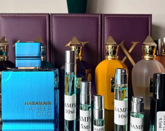 Al Haramain Amber Oud Aqua Dubai Samples | Unisex Custom Travel Spray (3ml, 5ml, 10ml)
