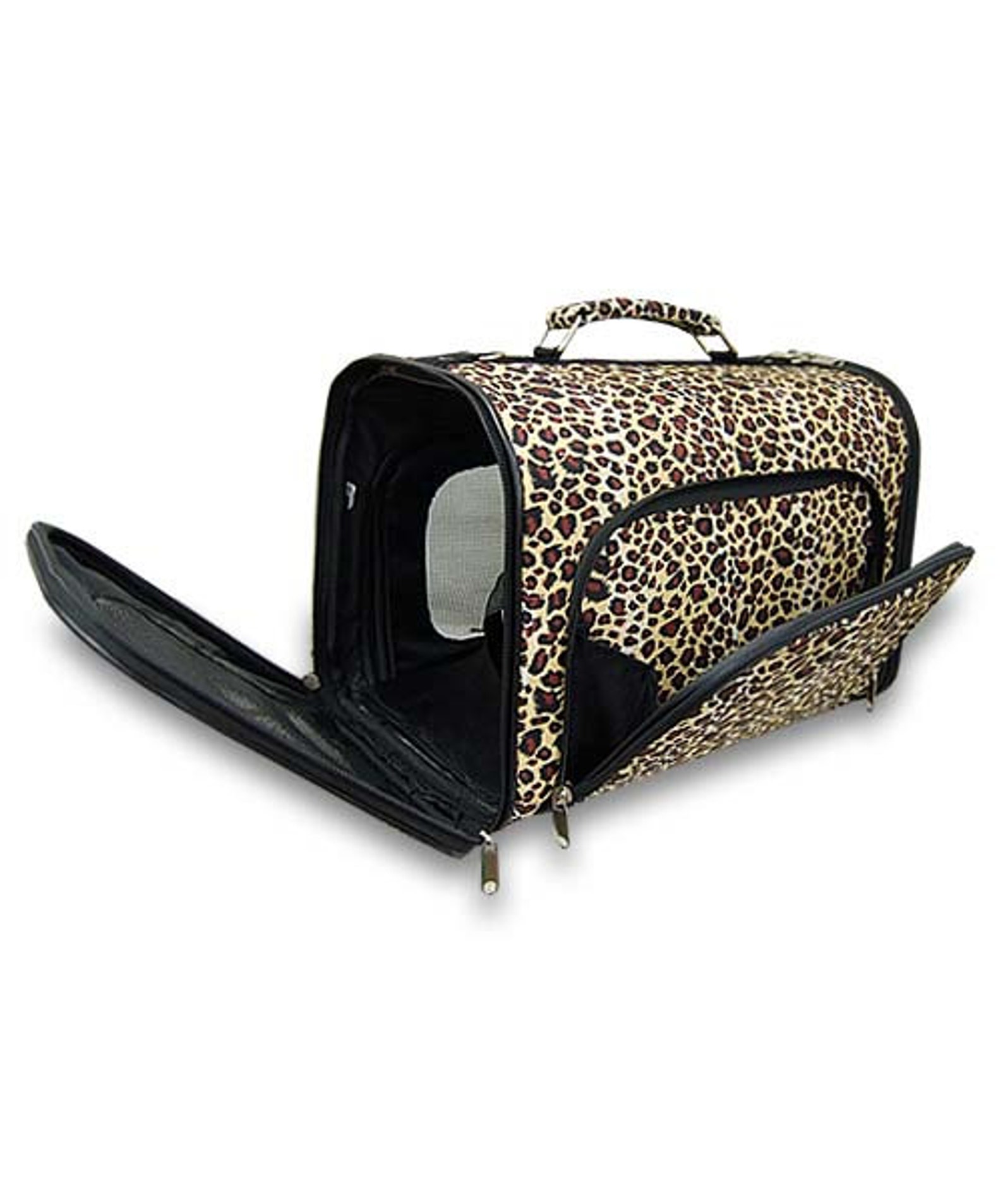 Large Cheetah Print Pet Carrier. Makes carring your pet very Etsy