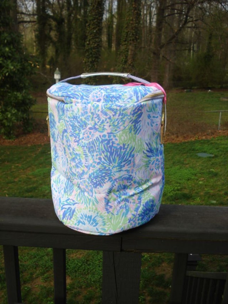 Lilly Pulitzer Cooler Bag tote insulated bag Great for the Beach or Pool. “Party” LP- Cotton Dobby, Makes a GREAT wedding gift. bild 2