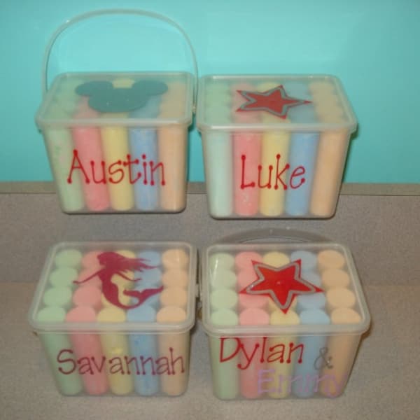 Sidewalk Chalk for Kids/ Fun Gift for outside/ Party Favors/ Personalization for FREE/ Great Gift for kids/ Outside activity