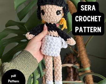 K-Pop Crochet Doll Pattern PDF | Sera Amigurumi Plush Tutorial