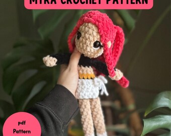 K-Pop Doll Crochet Pattern PDF | Myra Demon Hunter Amigurumi