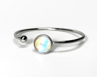 Real butterfly wing bangle bracelet, Blue cuff bangle, sulkowskyi morpho, butterfly jewelry, unique presents, silver flexible bracelet