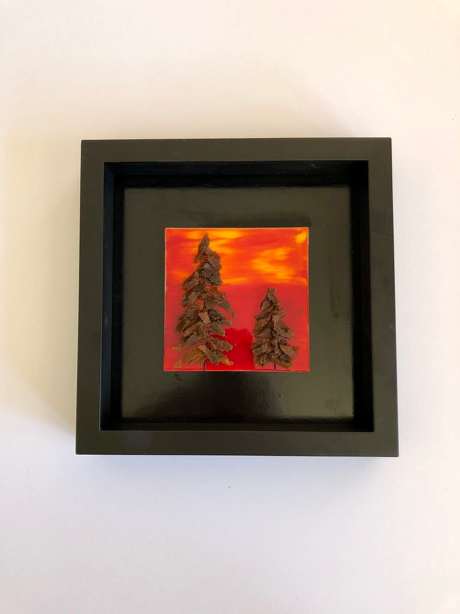 Glass Art Fused Glass Art Glass Wall Panel Glass Art Fused Glass