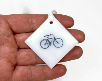 Handmade Iridescent Bicycle Ornament, Window Decoration, Gifts For Cyclists