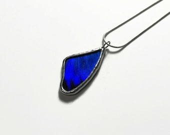 Butterfly Jewelry, Unique jewelry, butterfly Pendant, butterfly necklace, blue morpho butterfly, insect jewelry, real butterfly wing, gifts