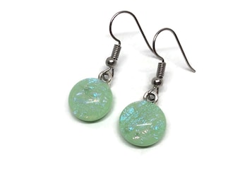 Glass Dangle Earrings