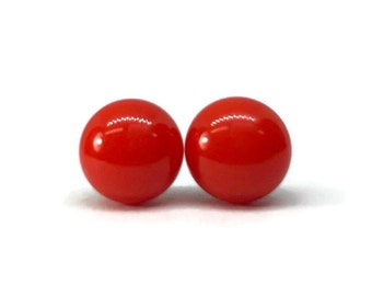 Glass Stud earrings