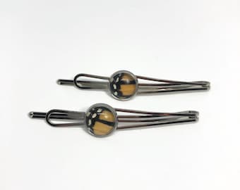 Butterfly hair barrettes