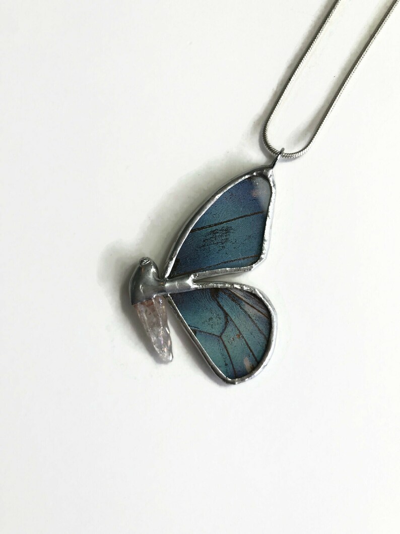 Joyería mariposa joyería única colgante de mariposa collar Etsy
