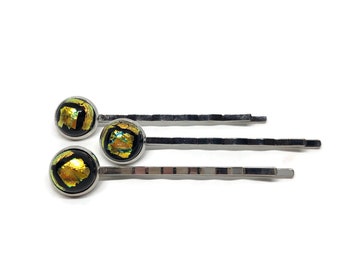 Glass bobby pins 