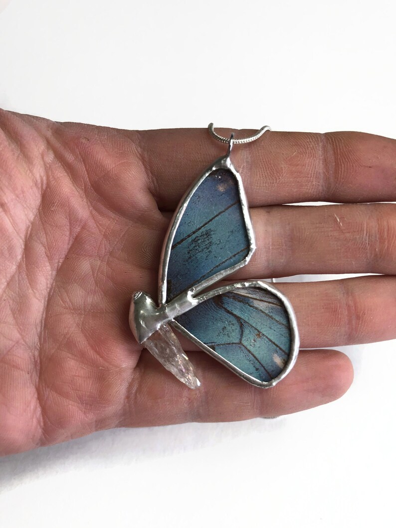 Joyería mariposa joyería única colgante de mariposa collar Etsy