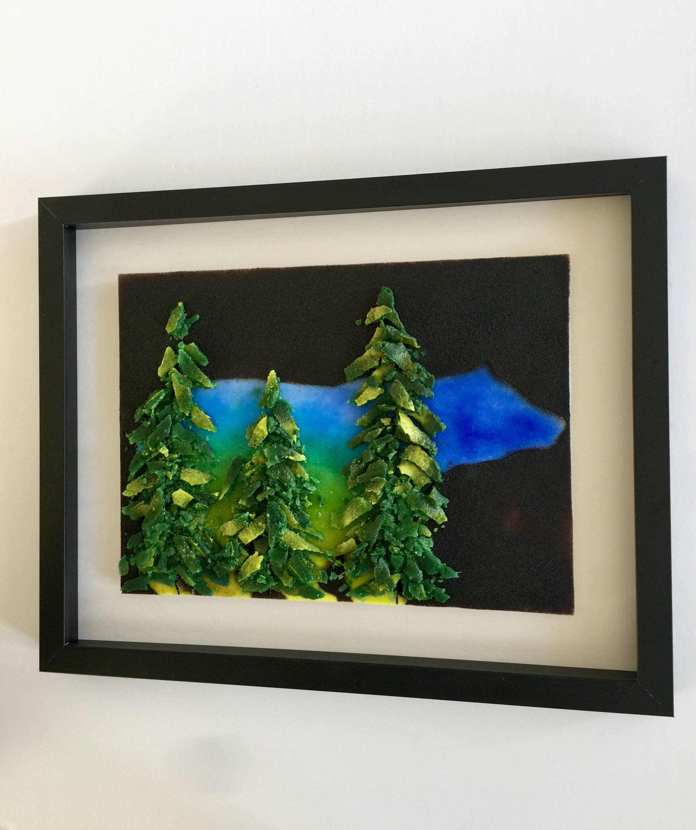 Fused Glass Art Wall Home Decor