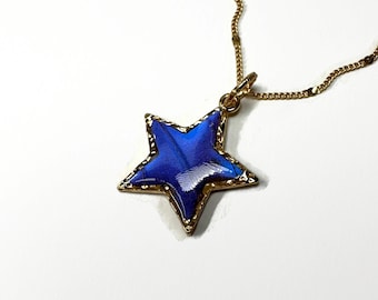 Butterfly Jewelry, Unique jewelry, butterfly Star Pendant, butterfly necklace, blue morpho butterfly, real butterfly wing, gifts for her