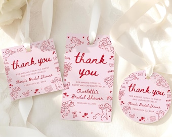 tag matrimonio floreale personalizzabile - Cinzia Creazioni