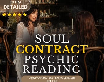 Soul Contract & Past Life Psychic Reading: Karmic Guidance (PDF)