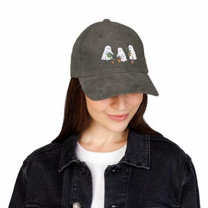 Sombrero de pana de jardinería fantasma: gorra bordada de Plant Parent imagen 5