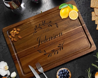 Personalized Cutting Board Wedding Gift, Bridesmaid gifts,Housewarming gifts Engagement,Personalized Charcuterie Boards