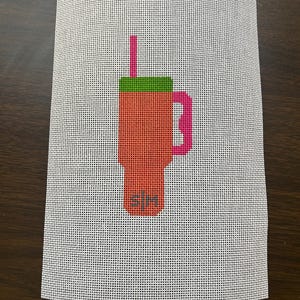 Hand painted Needlepoint Canvas- Simple Modern