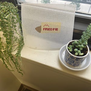 Handpainted Needlepoint Canvas- Fried Pie