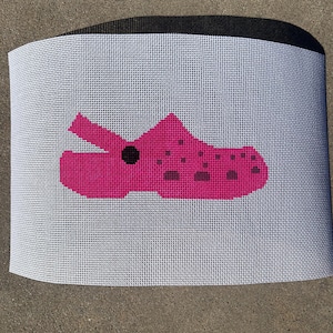 Hand painted Needlepoint Canvas- Clog