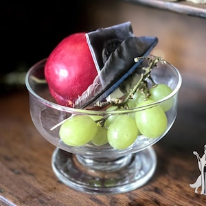 Vintage Offering Dish Witch Pagan Altar Bowl Vessel Altar Decor Tools for Ritual Food Glass Fruit Ritualistic Supply Wiccan Supplies Blot