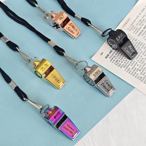 Custom Engraved Whistle – Loud Sound, Pet Training, Sports & Coaching