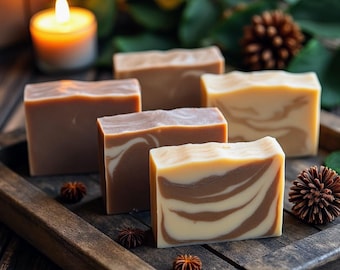 Pumpkin Caramel Brown Sugar Soap Bars