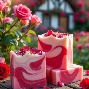 Square Soap Roses Red Roses Soap Bars - Etsy