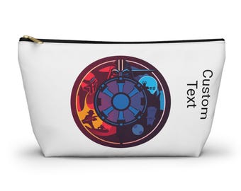 Disney Star Wars Accessory Pouch for Travel & Makeup Organization, Customize Text, Star Wars Inspired Cosmetic Bag, Gift Idea for Fans