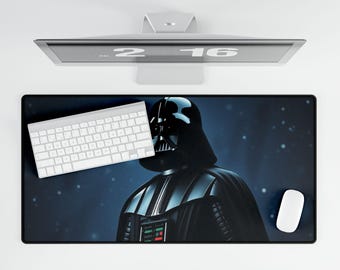Darth Vader Gaming Desk Mat for Gamers, Colorful Desk Pad, Custom Mouse Pad, Computer Accessories, Stylish Workstation Decor