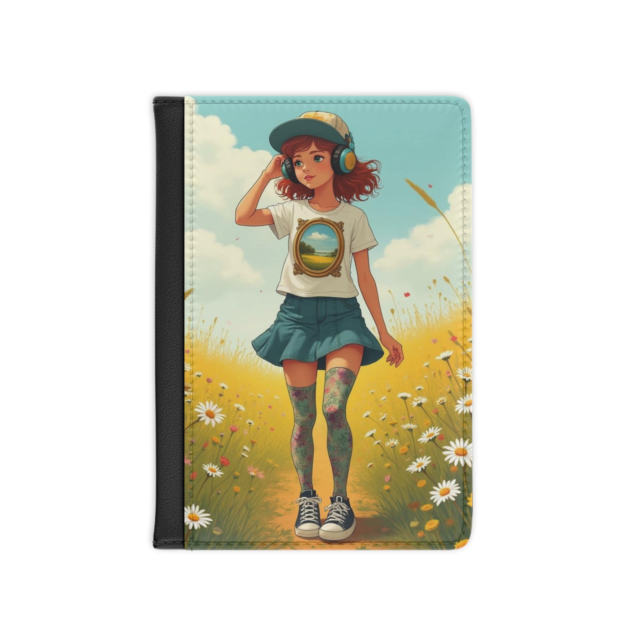 Artistic Passport Cover Nature Design Eco-Friendly Travel Accessory Traveler Passport Holder Passport Case Passport Wallet Card Holder