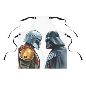 Star Wars Character Aprons, Fun Cooking Gift for Fans, Kitchen Accessory, BBQ Apron, Unique Chef Gift, Mandolorian, Darth Vader, Stortrooper