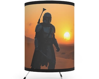 Mandolorian Lamp Lampshade Home Decor Darth Vader Night Lightlight Playful Lighting for Kids' Room Night Stand Lamp Stormtrooper Lamparas