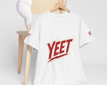 Yeet Casual Dress Unisex Heavy Cotton Tee, Nature Shirt, Jey Uso Yeet Inspired Graphic Tee, Gift for Wwe Lovers, Summer Casual Wear