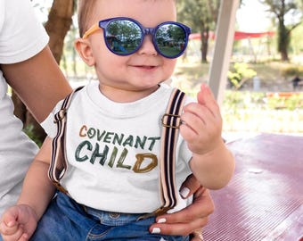 Covenant Child™ Youth Christian T-Shirt-Kids Christian Tee - Matching Family Church Tee - Baby & Toddler Christian Tee - Free Covenant Ebook