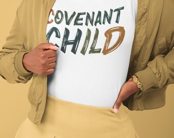 Covenant Child™ T-Shirt (Classic Clean Edition), Inspirational T-Shirt, Faith-Based Apparel, Gift for Believers, Church Event Wear