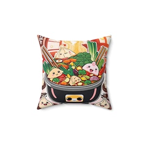 Cute Kawaii Hot Pot Pillow